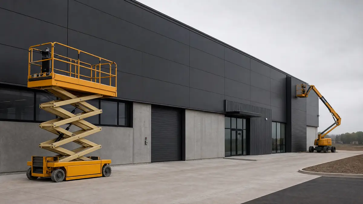 Articulating Boom Lifts jobsite access in Orlando